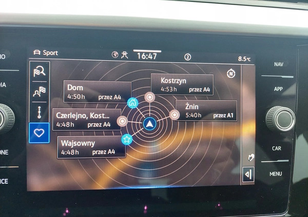 Volkswagen Arteon cena 149900 przebieg: 81314, rok produkcji 2021 z Wieliczka małe 352
